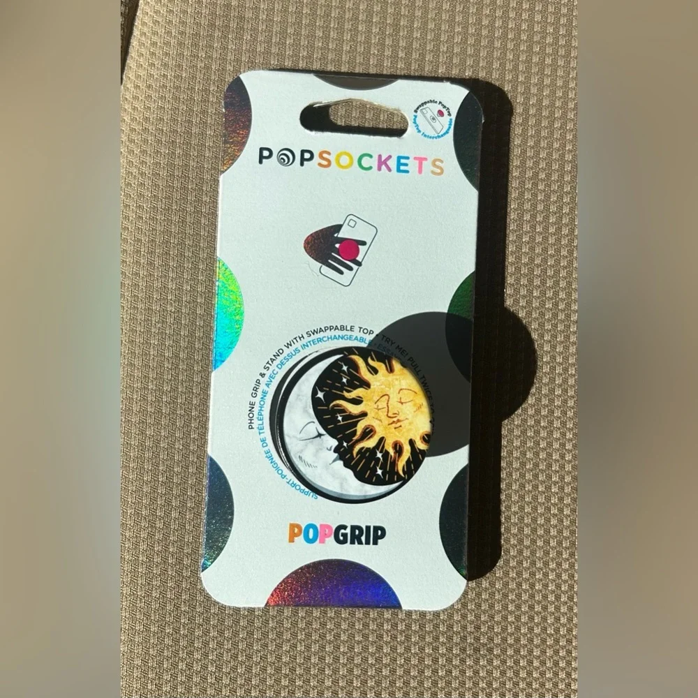 White Smartphone with PopSocket Accessory